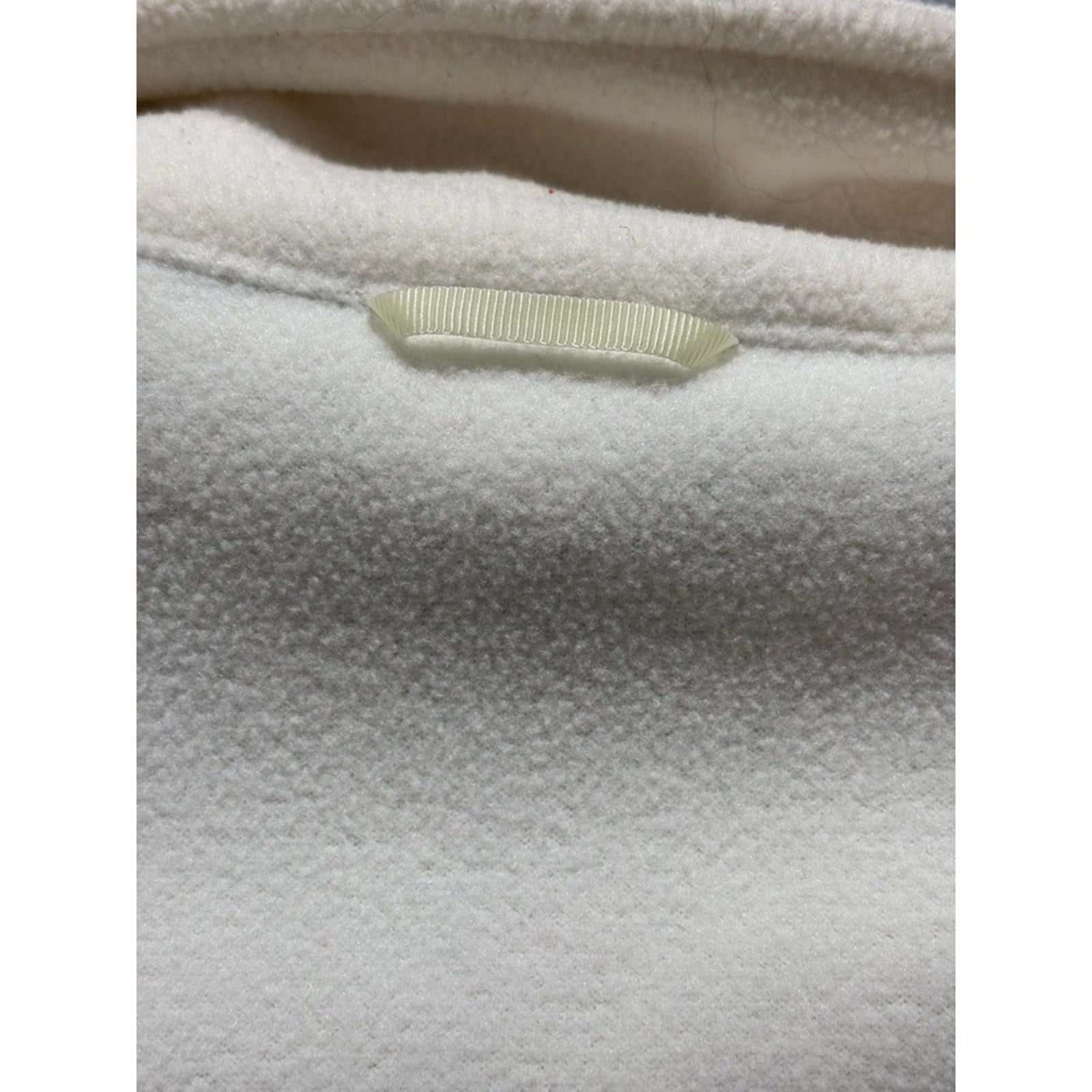 The North Face Womens L Cream Fleece Full Zip Jacket Casual Cozy Athleisure