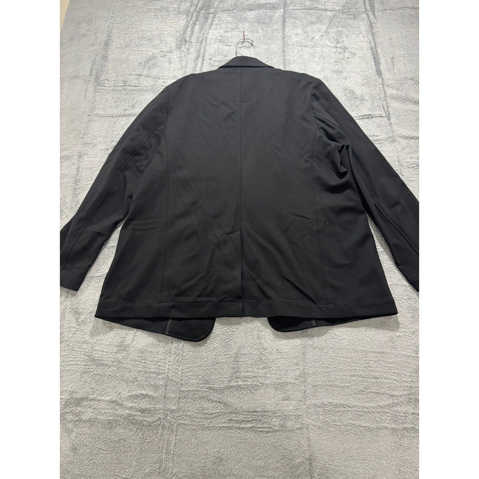 GAP Womens Black Two-Button Stretch Knit Blazer Jacket Size Large L Solid