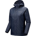 Columbia Rain Jacket Womens S Blue Waterproof Breathable Hooded Coat