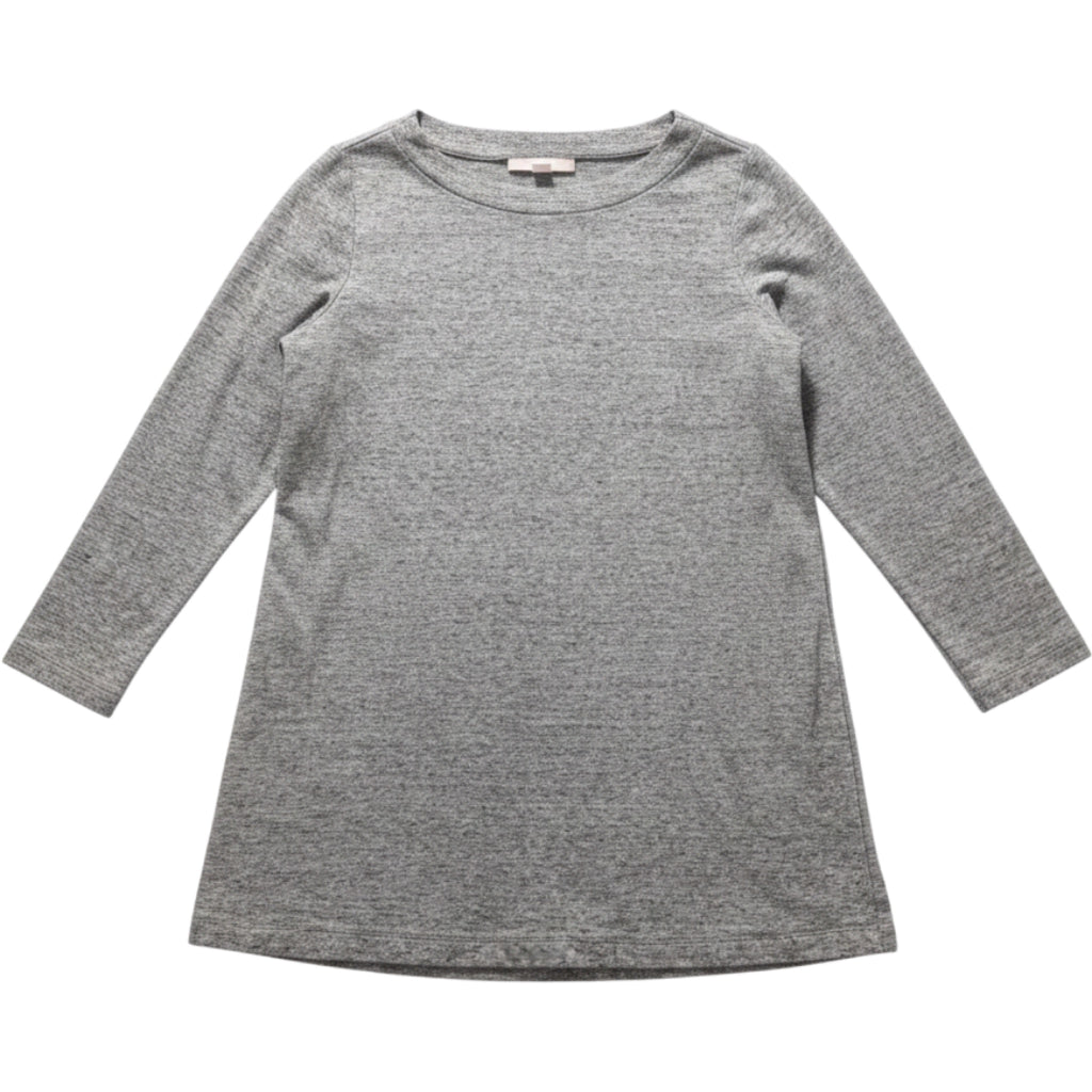 Pure Jill Gray Long Sleeve Tee Soft Minimal Basic Casual Everyday Top