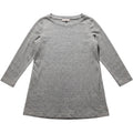 Pure Jill Gray Long Sleeve Tee Soft Minimal Basic Casual Everyday Top
