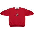 Vintage Christmas Sweatshirt Red Snowman Graphic Crewneck XL Holiday