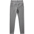 Athleta Gray Herringbone Leggings Womens Medium Athletic Yoga Pants Pocket
