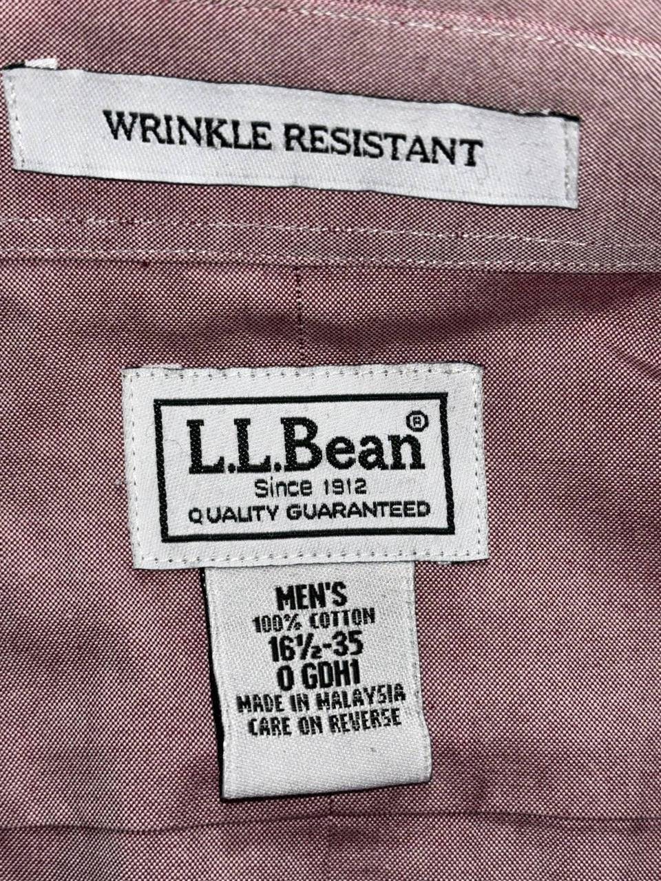 L.L.Bean Men's Mauve Dress Shirt 16 1/2-35, photo 8 of 8