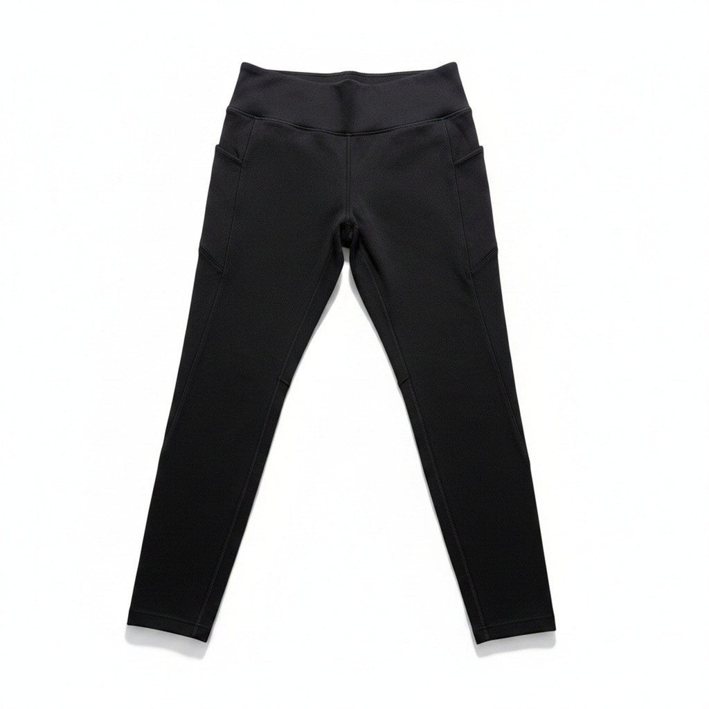 Athleta L Tall Black Altitude Edge Stash Tight Womens Leggings Pocket Run Yoga