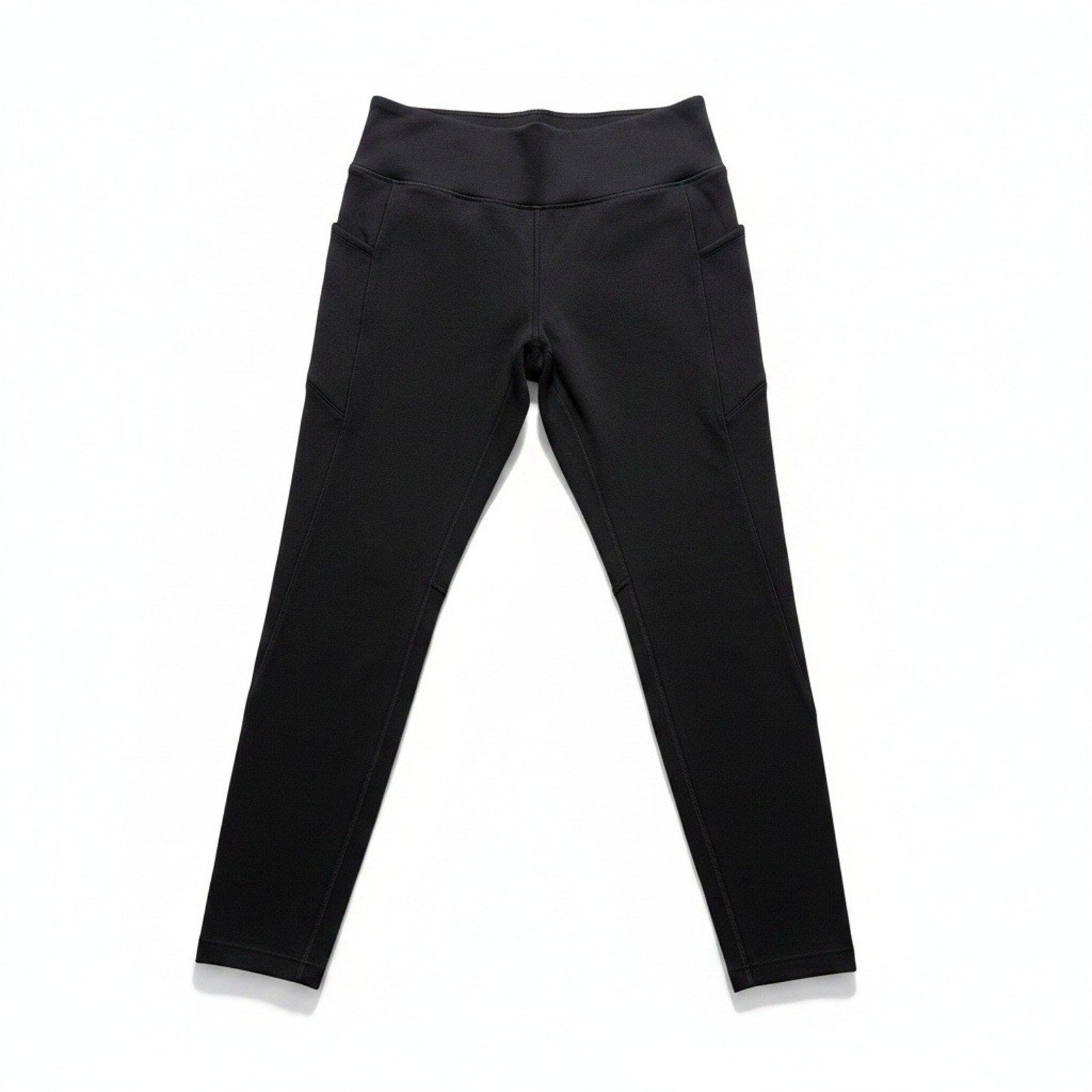 Athleta L Tall Black Altitude Edge Stash Tight Womens Leggings Pocket Run Yoga