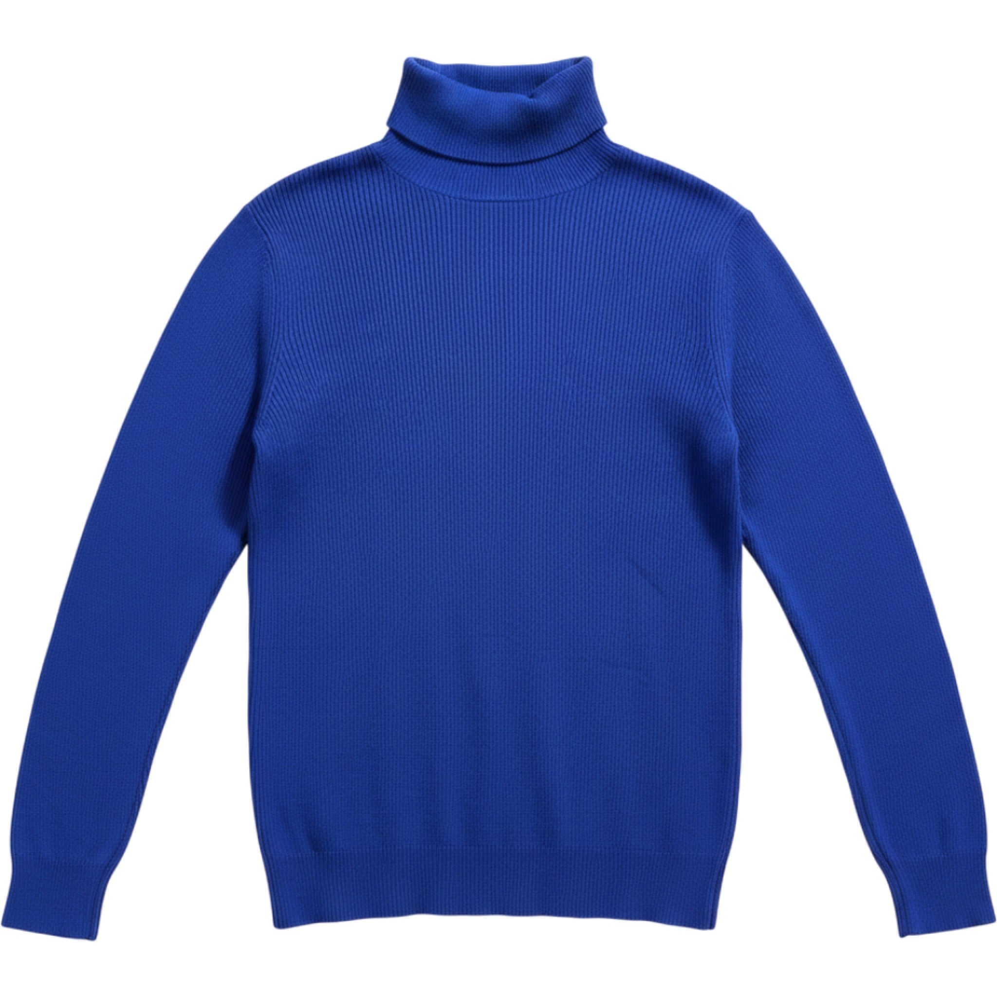 Nine West Turtleneck Sweater Womens XL Blue Ribbed Knit Long Sleeve Top
