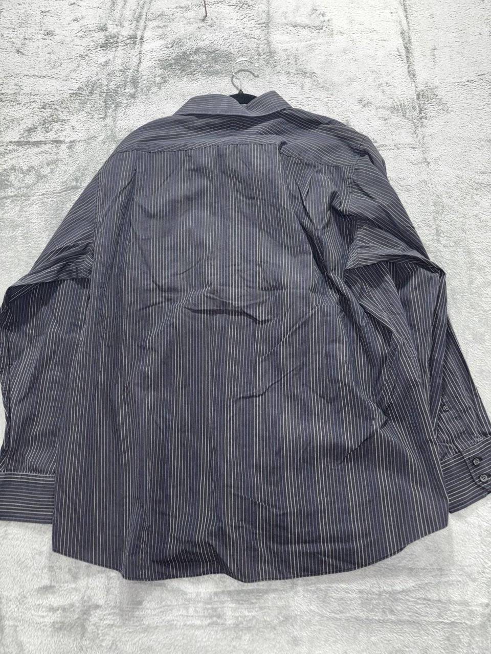 Apt. 9 Men's Black Striped Dress Shirt Size XL, photo 6 of 8