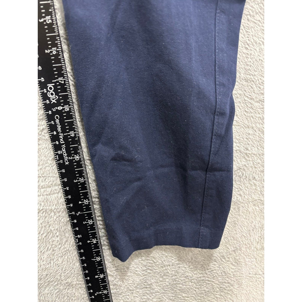 Gap 18R Navy Blue Womens Slim City Crop Pants Casual Preppy
