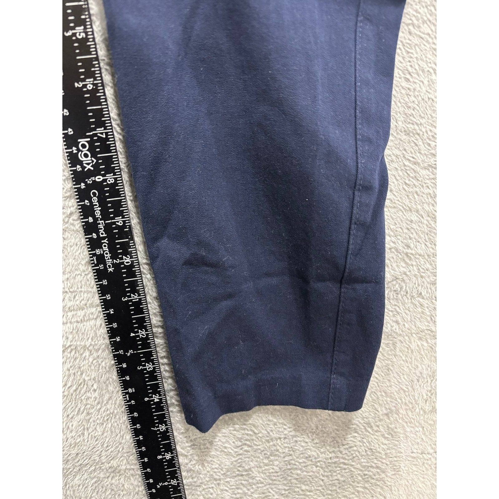 Gap 18R Navy Blue Womens Slim City Crop Pants Casual Preppy
