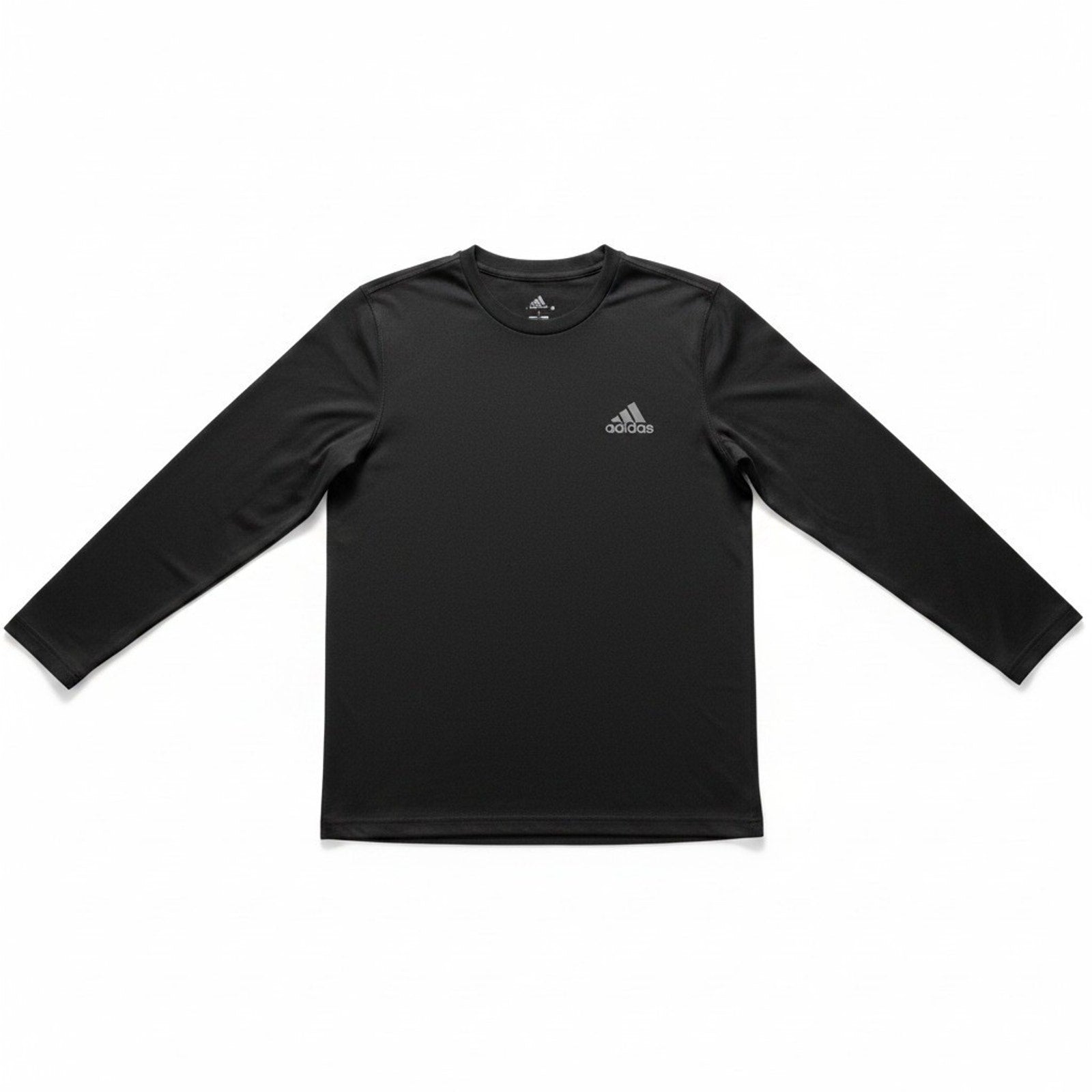 Adidas M Black Long Sleeve Ultimate 2.0 Tee Womens Athleisure Casual Workout