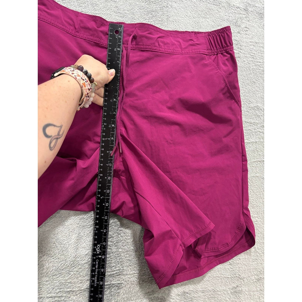 Lands' End 16W Magenta Pink Womens Athletic Board Shorts Casual Athleisure