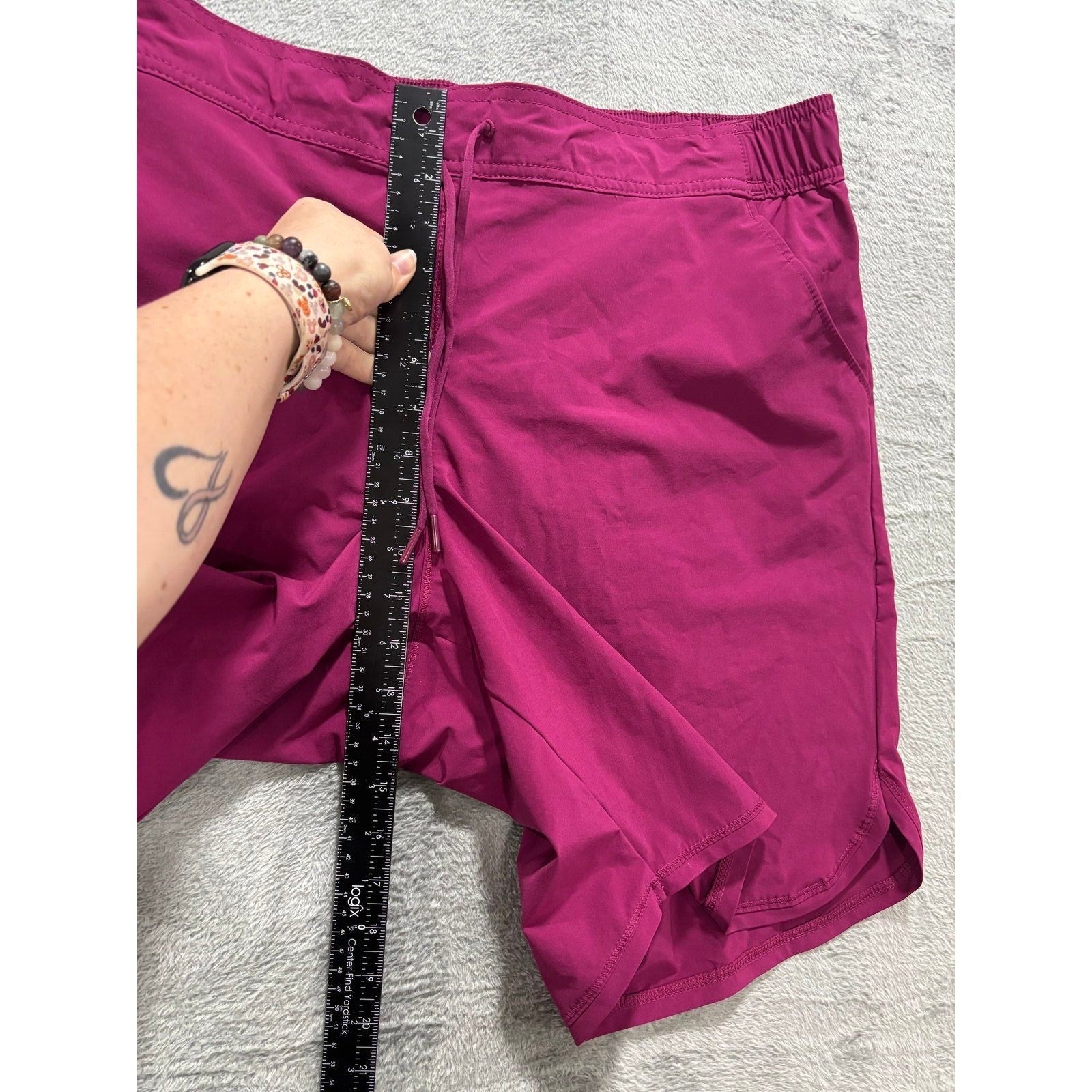 Lands' End 16W Magenta Pink Womens Athletic Board Shorts Casual Athleisure