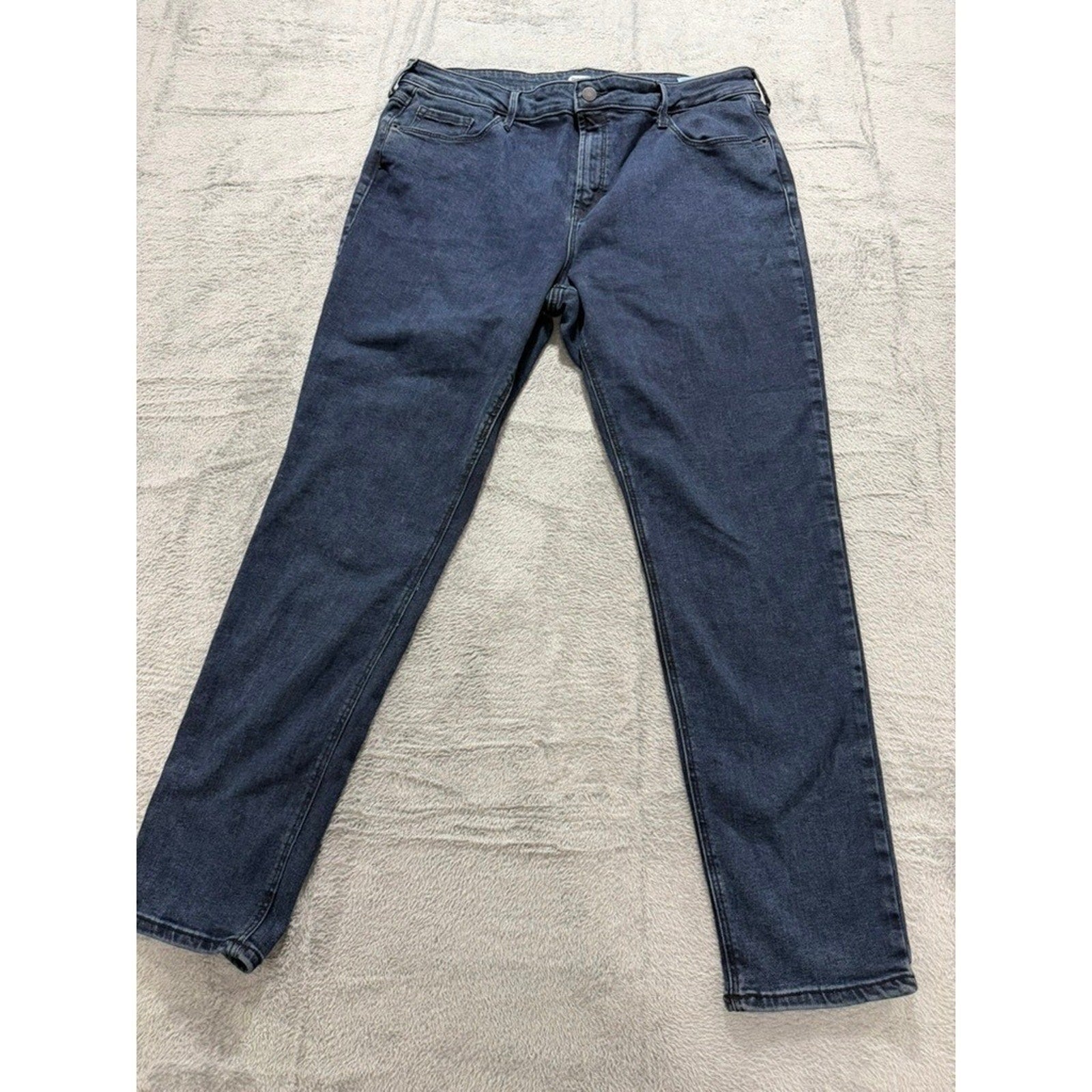 Old Navy Rockstar Super Skinny Mid-Rise Dark Wash Denim Jeans Womens 16