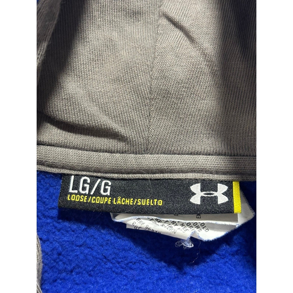 Under Armour LG Blue Full Zip Hoodie Womens Athleisure Cozy