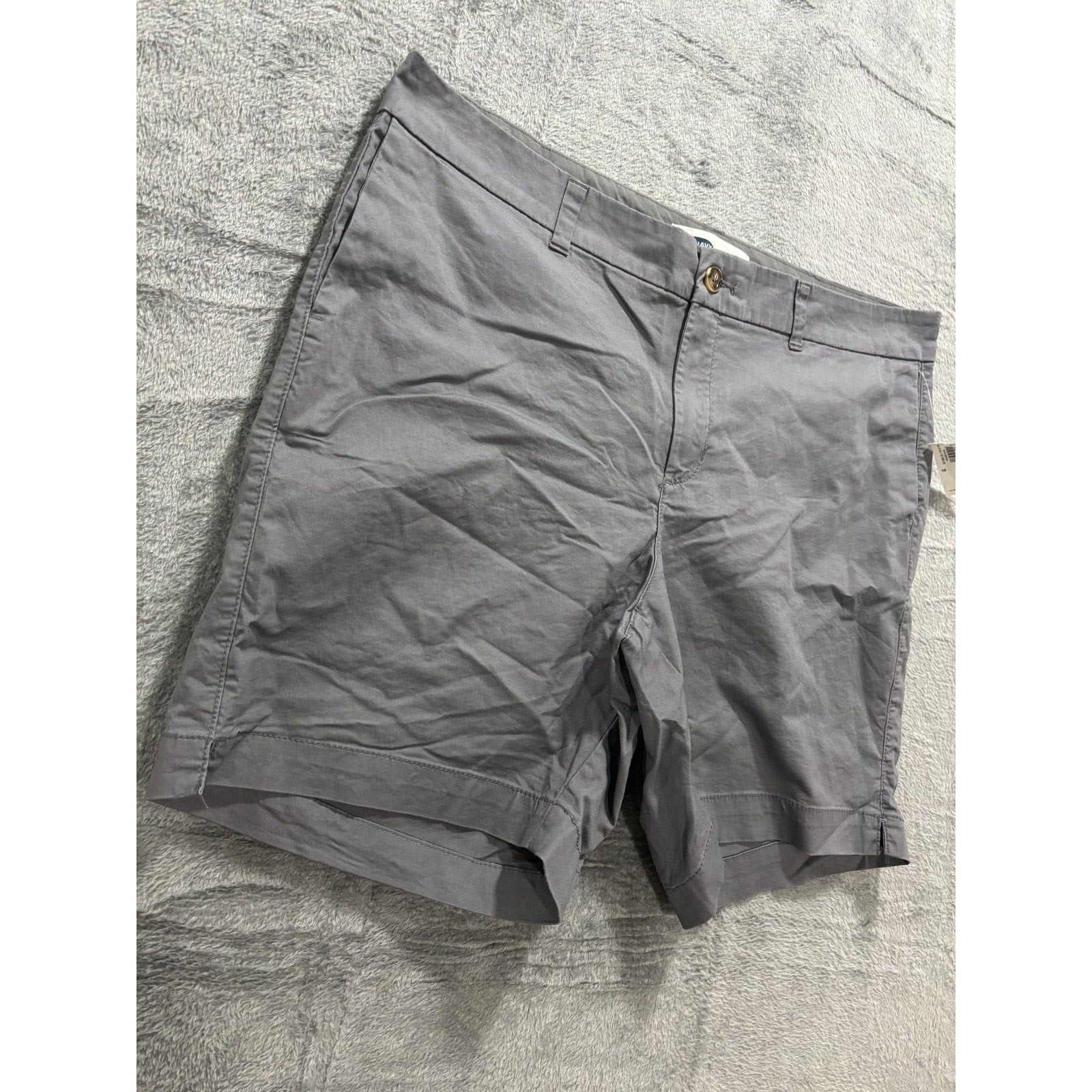 Old Navy 16 Gray Everyday Chino Shorts Womens NWT Coastal Casual Summer Stretch