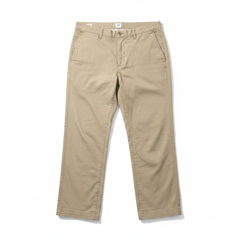 GAP 20 Tan Womens Chino Pants Straight Leg Casual Preppy Trousers
