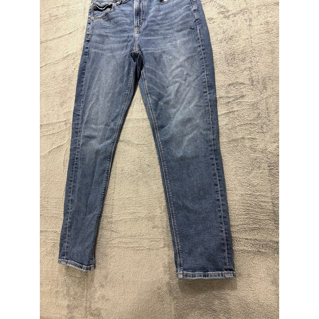 American Eagle Womens 12 Blue Jeans Straight Leg Denim Casual Classic