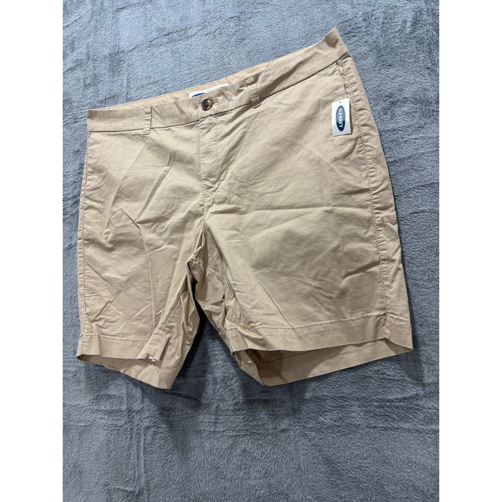 Old Navy Womens 16 Tan Everyday Short Chino Casual Coastal NEW