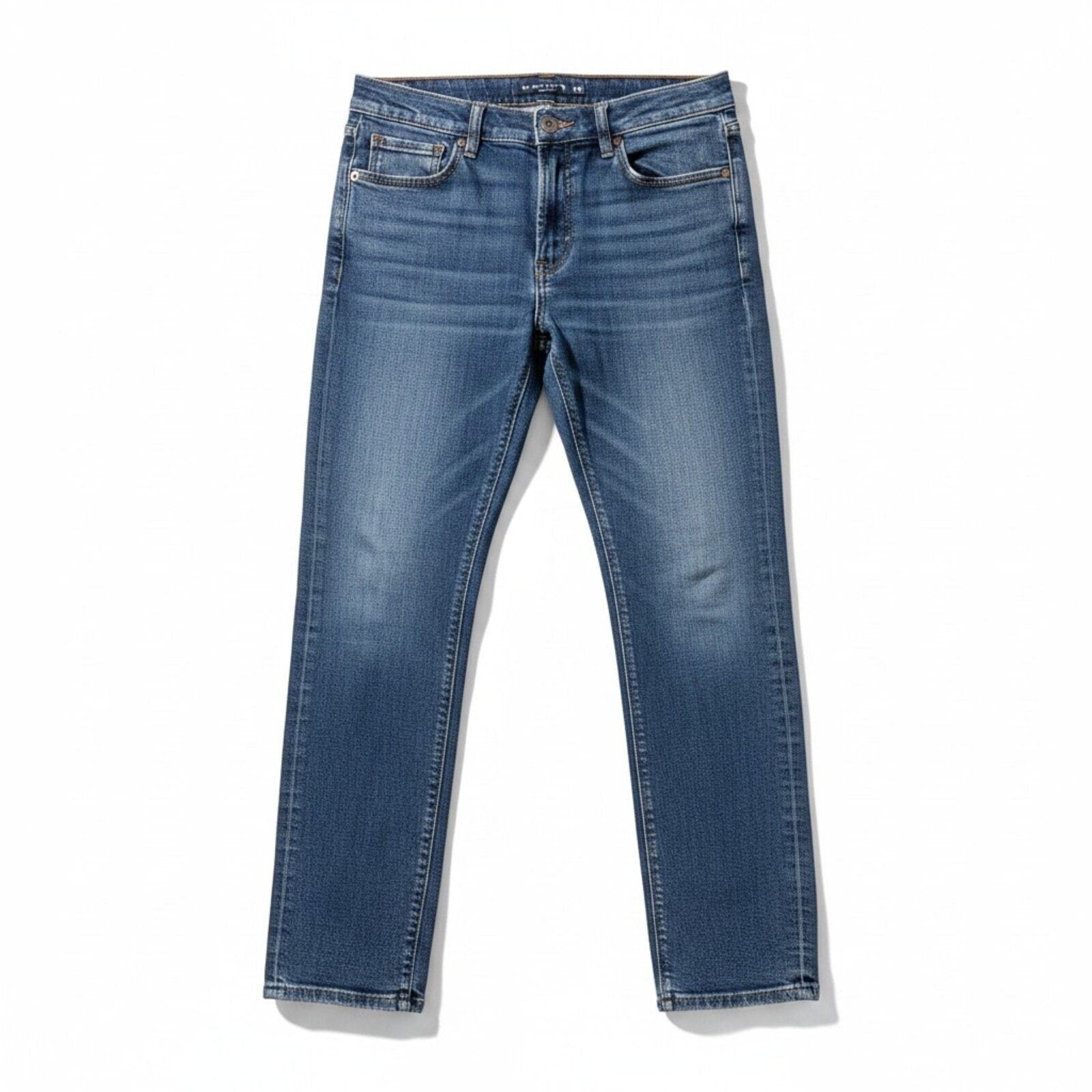 American Eagle Womens 12 Blue Jeans Straight Leg Denim Casual Classic