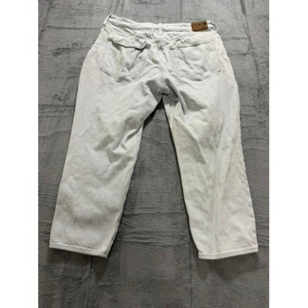 Madewell The Curvy Perfect Vintage Jean Light Wash High Rise Denim 32P Mom Retro