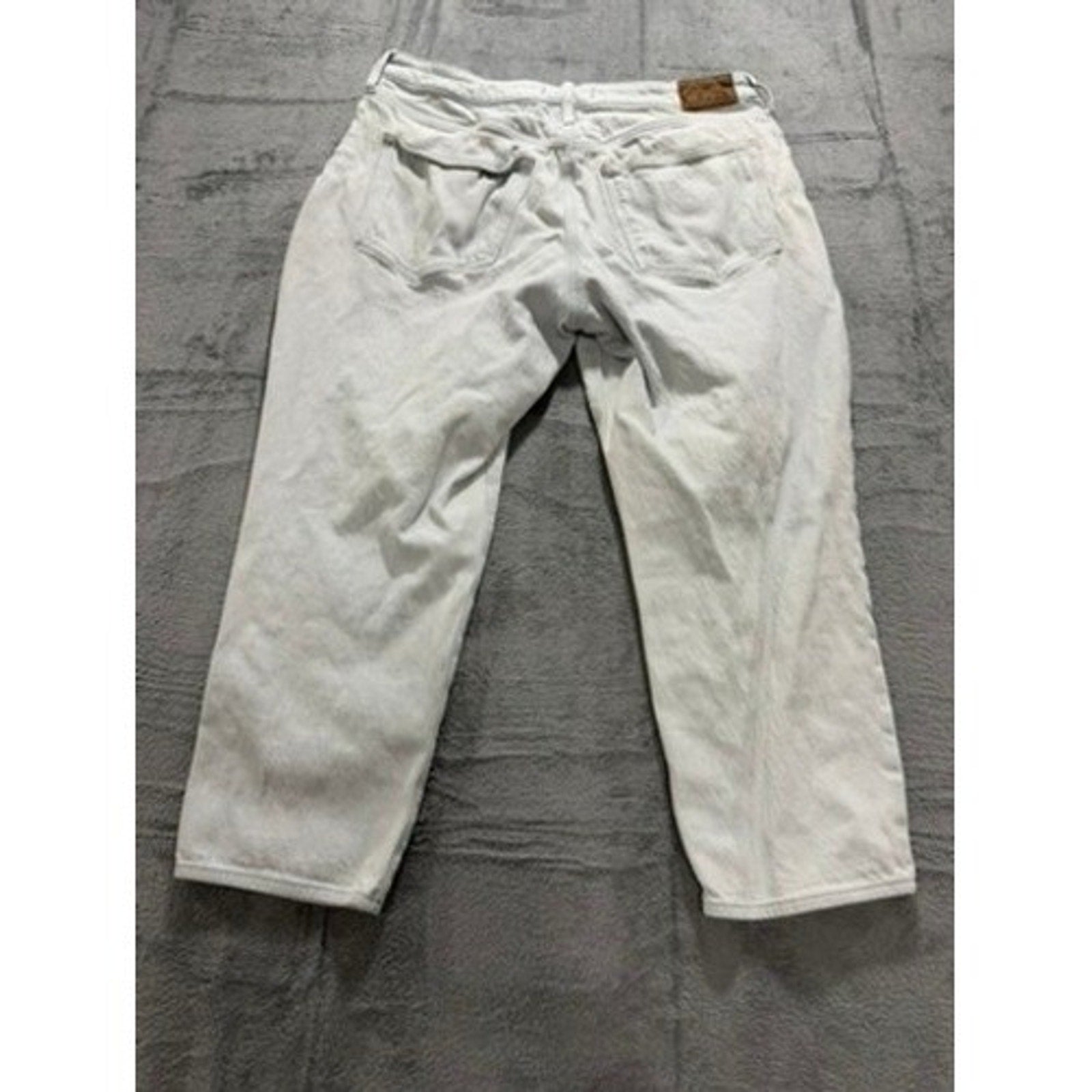 Madewell The Curvy Perfect Vintage Jean Light Wash High Rise Denim 32P Mom Retro