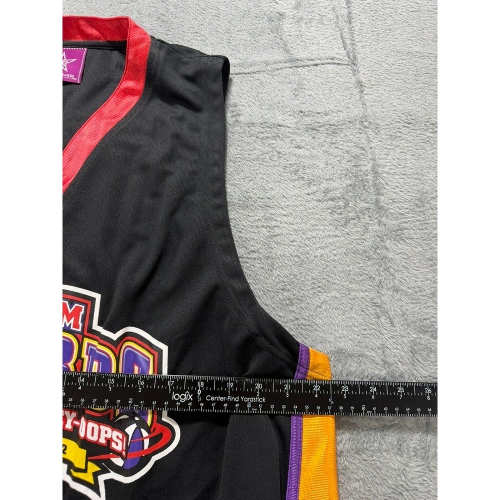 Harlem Wizards Basketball Jersey Mens 2XL Black 50 Anniversary Streetwear