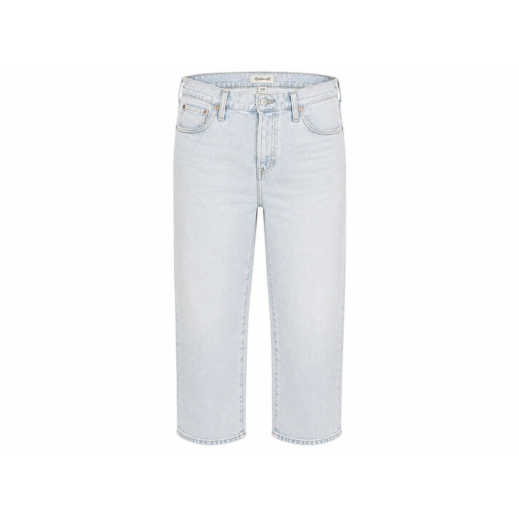 Madewell The Curvy Perfect Vintage Jean Light Wash High Rise Denim 32P Mom Retro