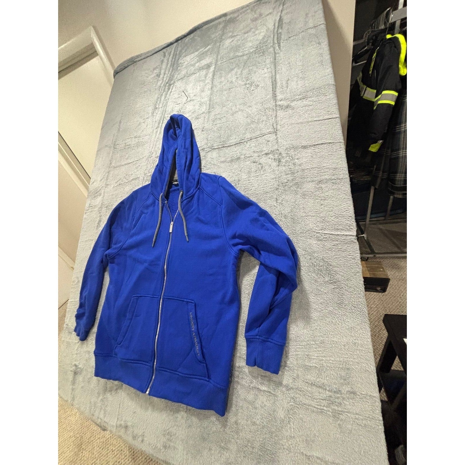 Under Armour LG Blue Full Zip Hoodie Womens Athleisure Cozy