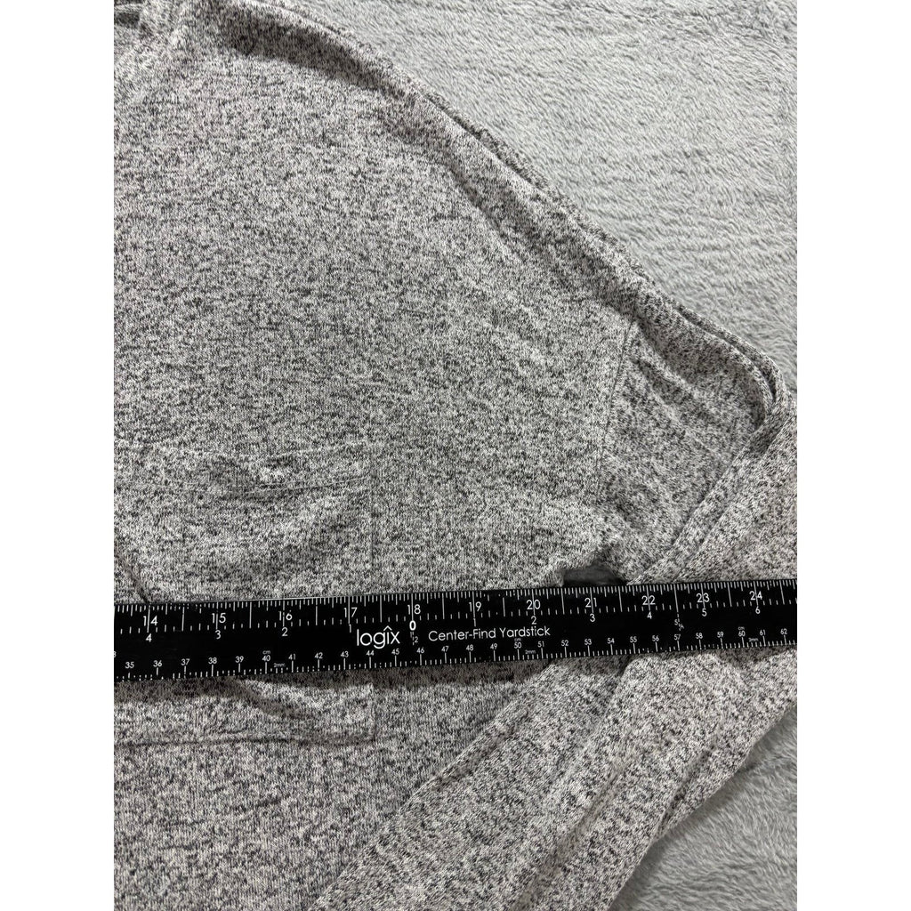 Old Navy Womens S Gray Long Sleeve Pocket T-Shirt Casual Cozy Top