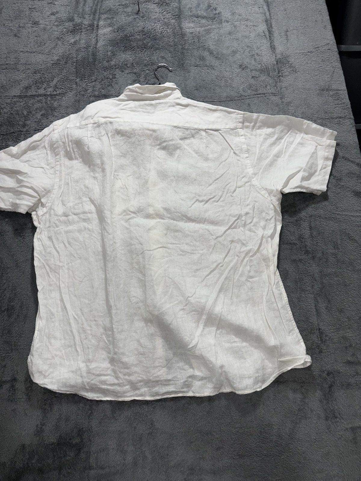 Brooks Brothers Men's White Irish Linen Shirt XL, photo 6 of 8