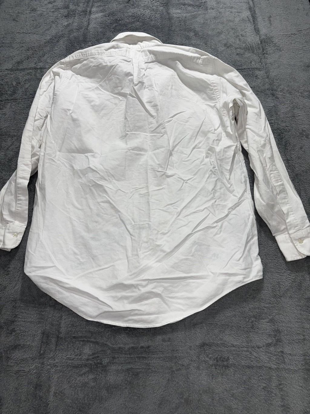 Brooks Brothers Mens 15 1/2-33 White Long Sleeve Button Down Oxford Shirt