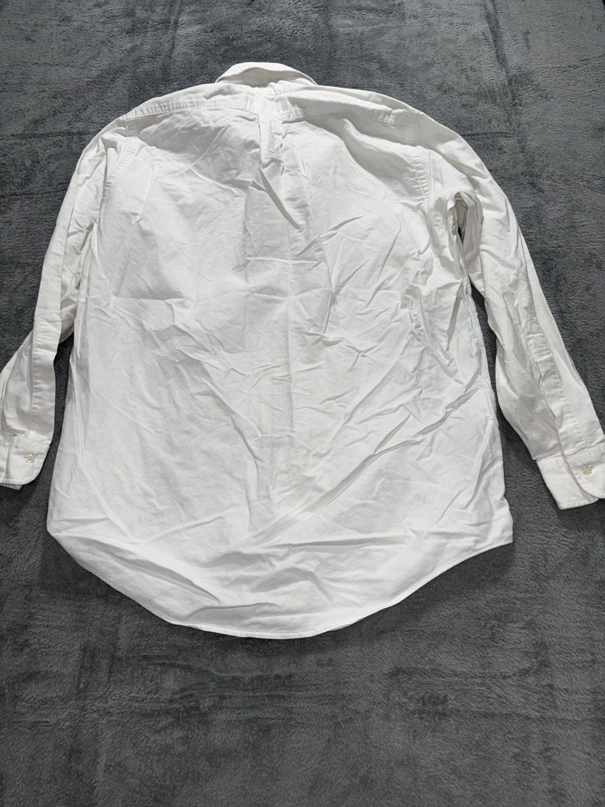 Brooks Brothers Mens 15 1/2-33 White Long Sleeve Button Down Oxford Shirt