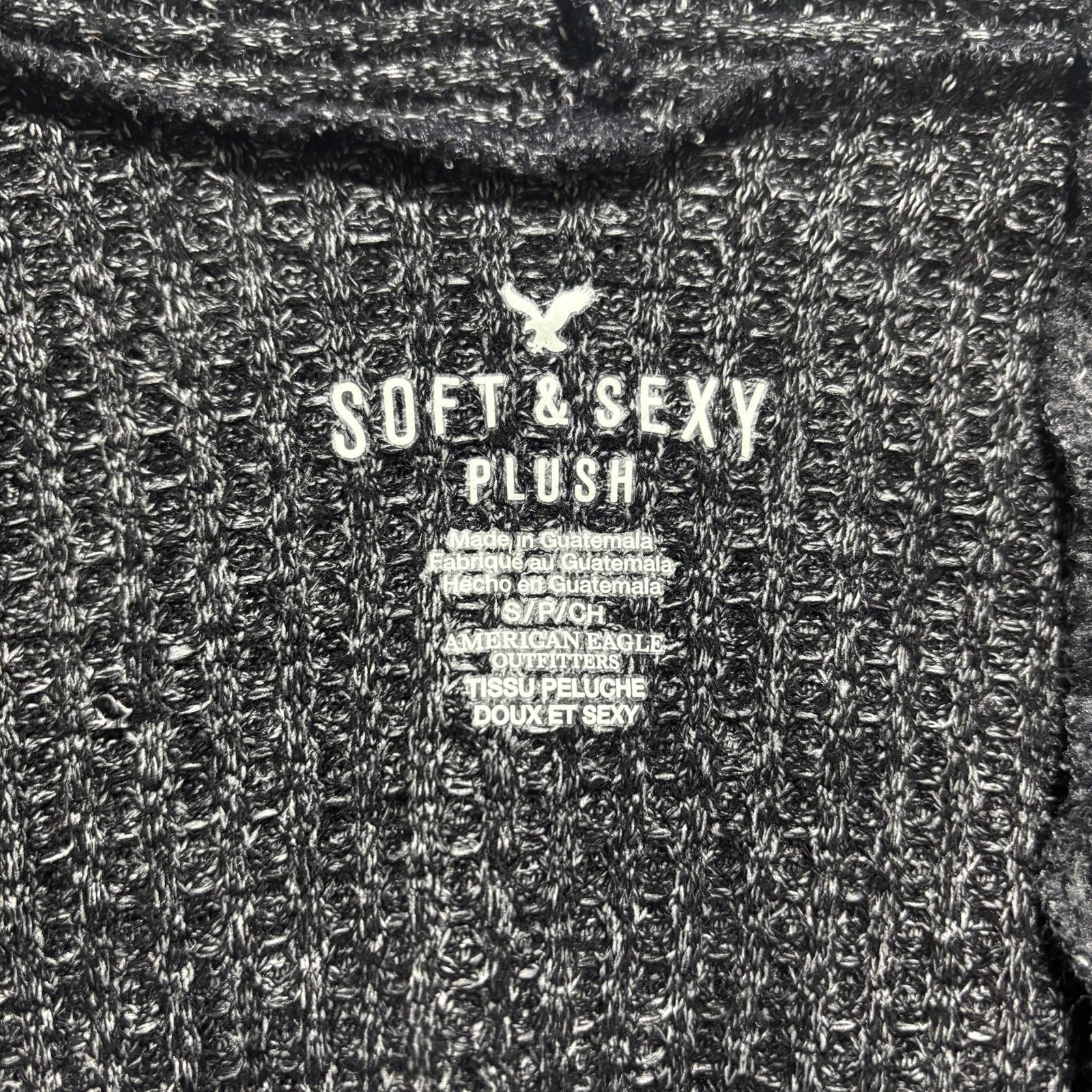 American Eagle Womens S Charcoal Gray Cardigan Open Front Soft Cozy Layering