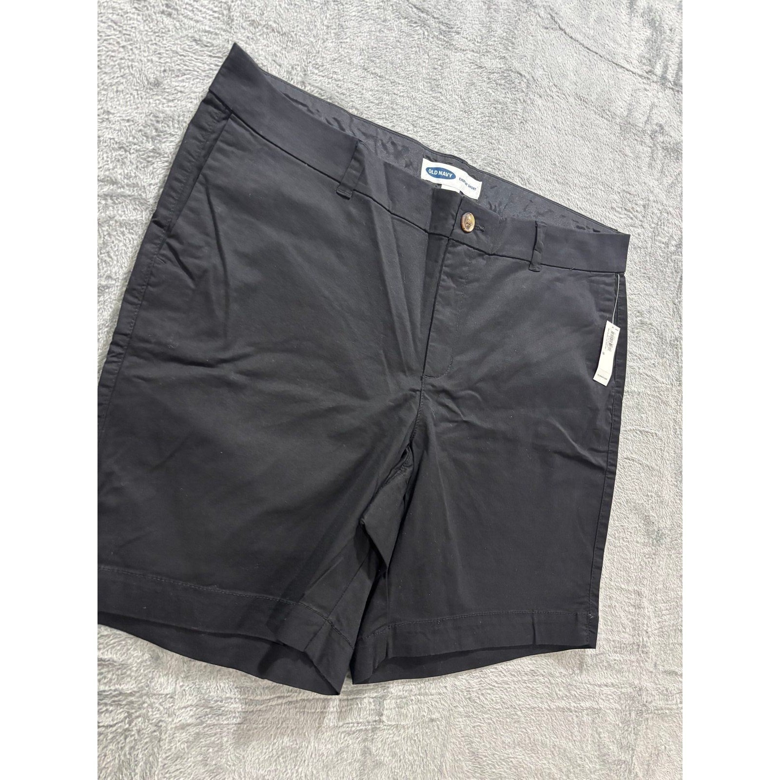 Old Navy 16 Black Everyday Shorts Womens Casual Plus Size Chino Summer New