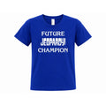American Apparel Kids Future Jeopardy Champion Graphic T-Shirt Blue Size 10