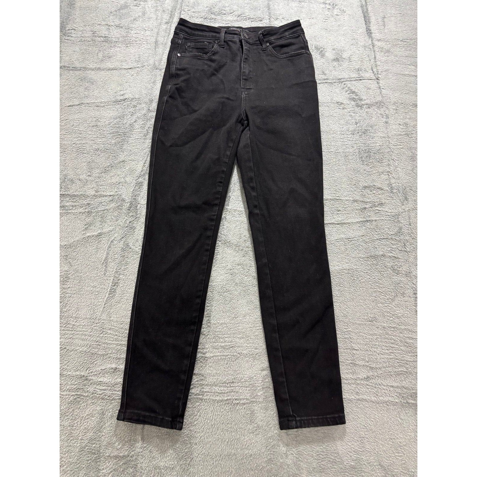 Judy Blue 9/29 Black Skinny Jeans Womens Casual Minimalist Skinny Fit Denim