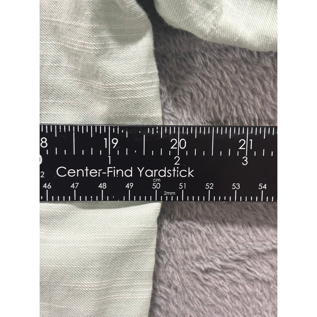 Denim & Flower L Mint Green Short Sleeve Button Down Shirt Casual Preppy Mens