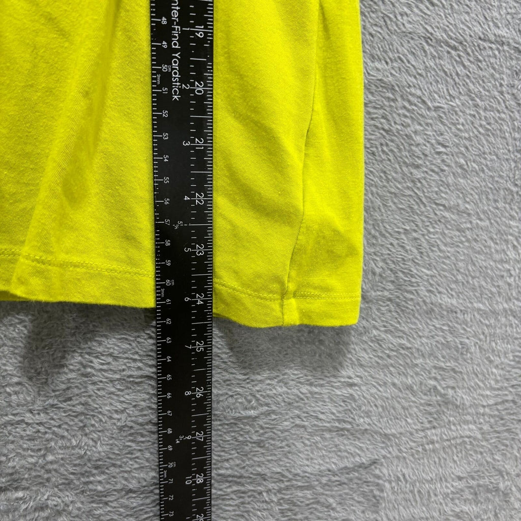 Liz Claiborne XL Womens Lime Green V-Neck Short Sleeve Top Casual Coastal