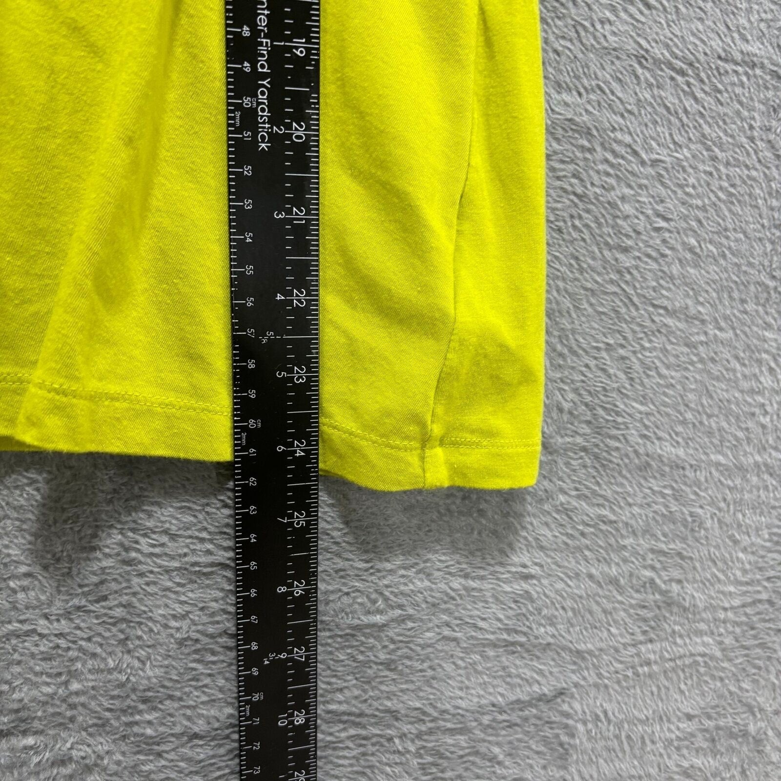 Liz Claiborne XL Womens Lime Green V-Neck Short Sleeve Top Casual Coastal