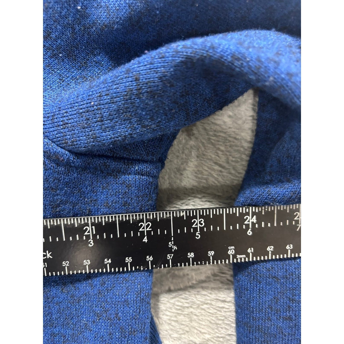 G.H. Bass & Co. Mens L Blue Full Zip Fleece Jacket Casual Cozy Outdoorsy
