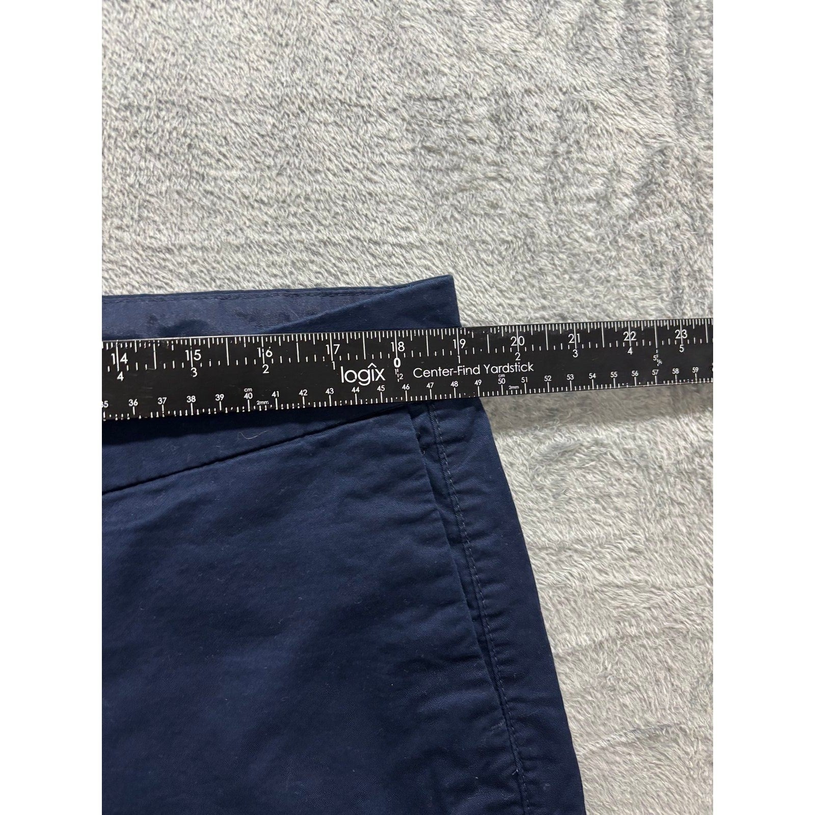 Old Navy Womens 16 Navy Blue Everyday Short Chino Casual Preppy