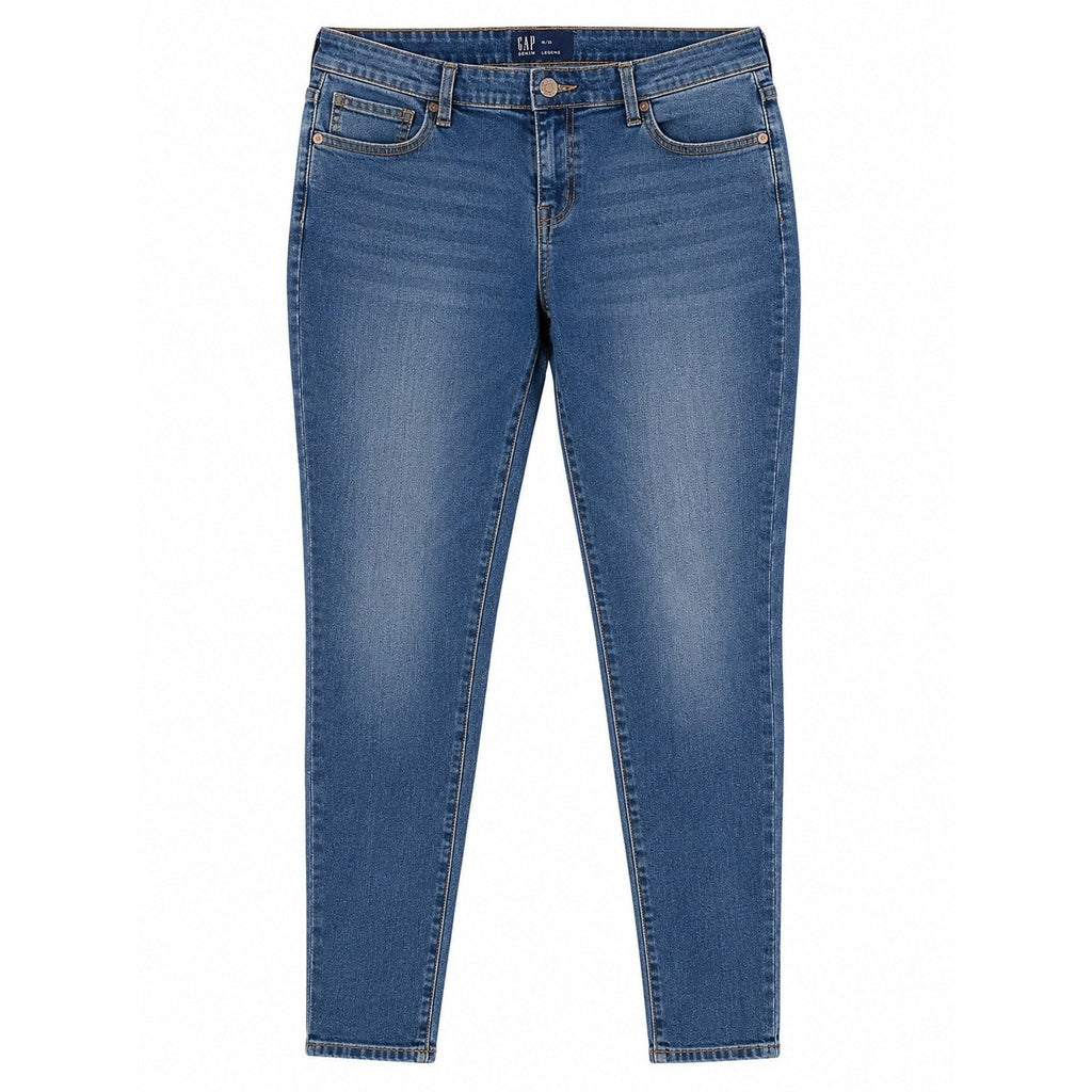 Gap Denim Legging Womens 16/33 Medium Wash Blue Mid Rise Skinny Stretch Jeans
