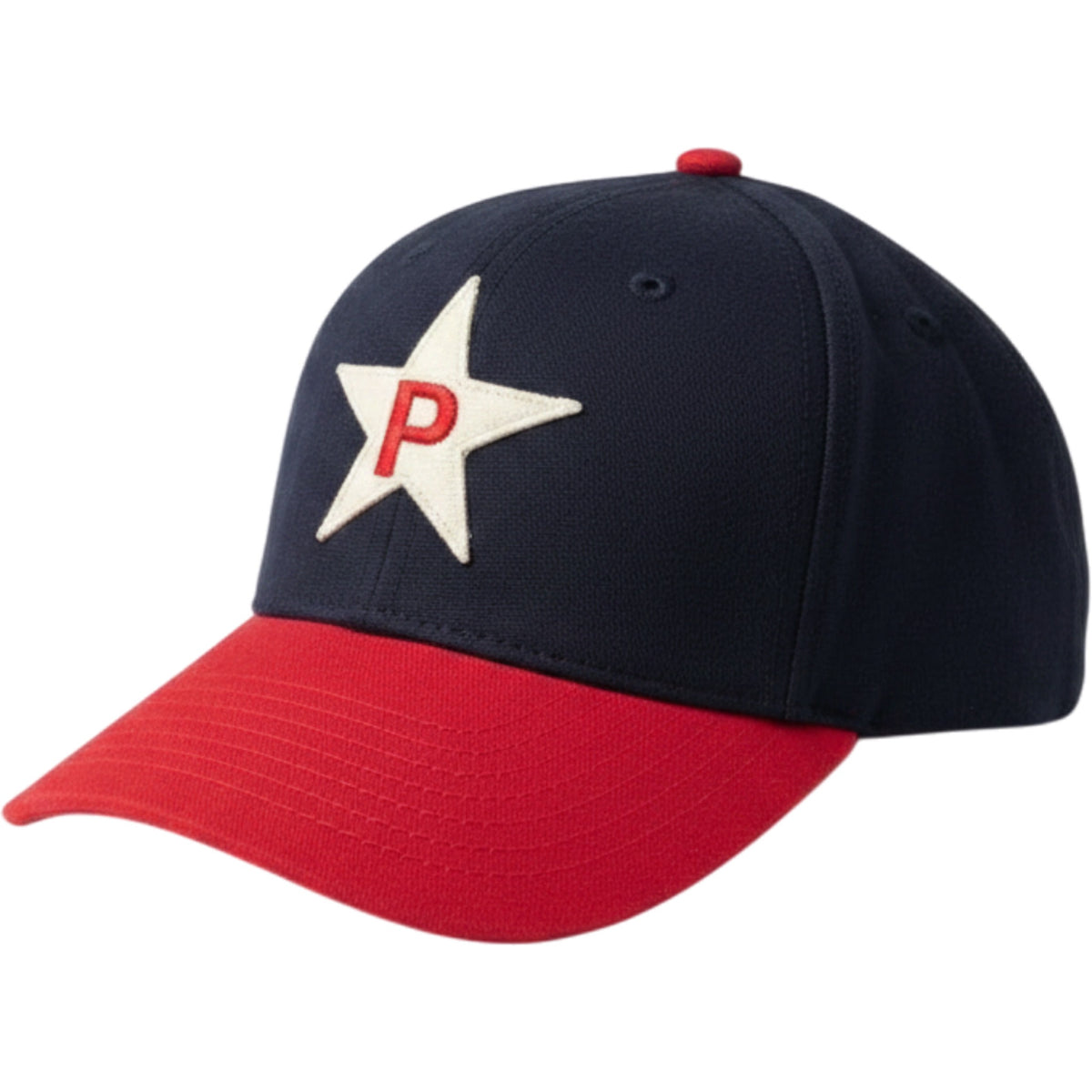 Philadelphia Phillies P Star Logo Fitted Hat 7 5/8 Vintage Wool Retro MLB