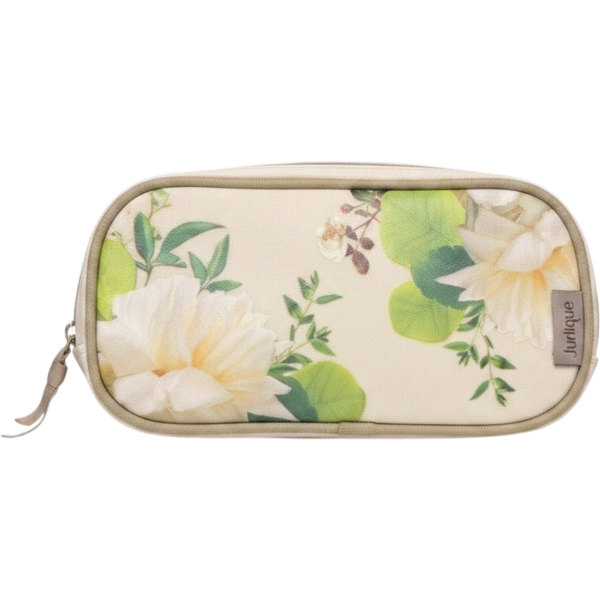 Jurlique Floral Cosmetic Bag Double Zip Travel Makeup Pouch New