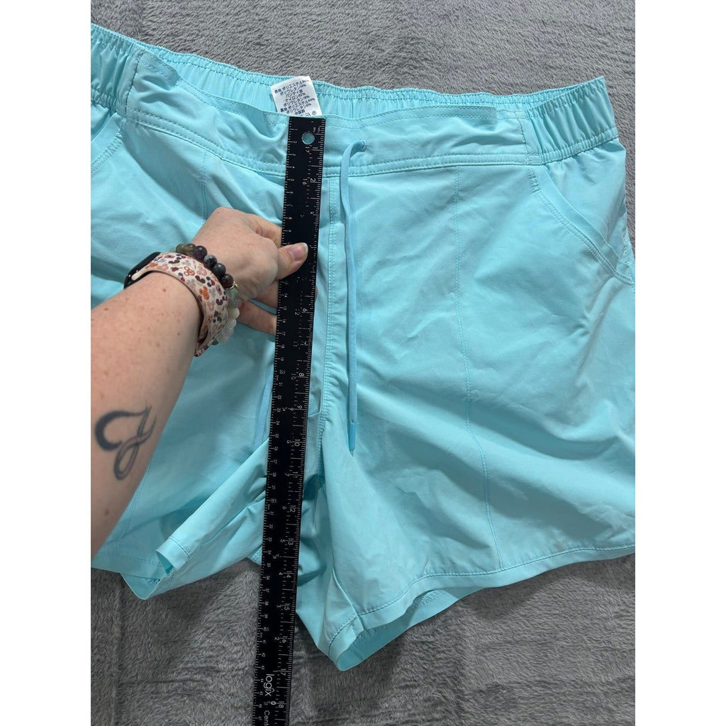 Lands' End 16W Light Blue Womens Board Shorts Casual Athleisure Active