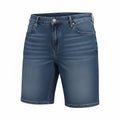 Torrid Womens Size 20 Bermuda Denim Shorts Medium Wash Blue Stretch Plus Size