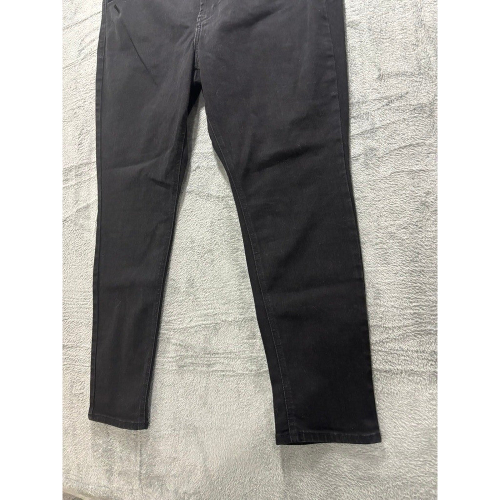 Old Navy Womens Black High Rise Super Skinny Jeans 18 Plus Stretch Denim