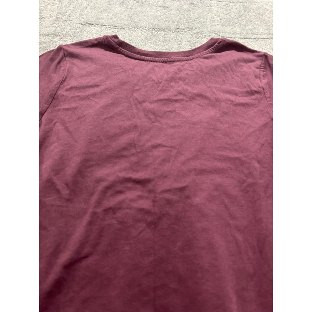 Lane Bryant Purple Skull Leopard Print Graphic Tee Womens 14/16 Plus Rocker