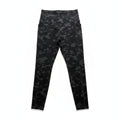 Danskin Womens S Black Camo High Rise Leggings Side Pockets Athleisure Casual